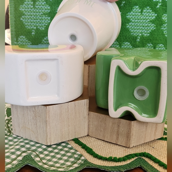 St. Patty's Day Ceramic Planters (set of 3) - Picture 3 of 3